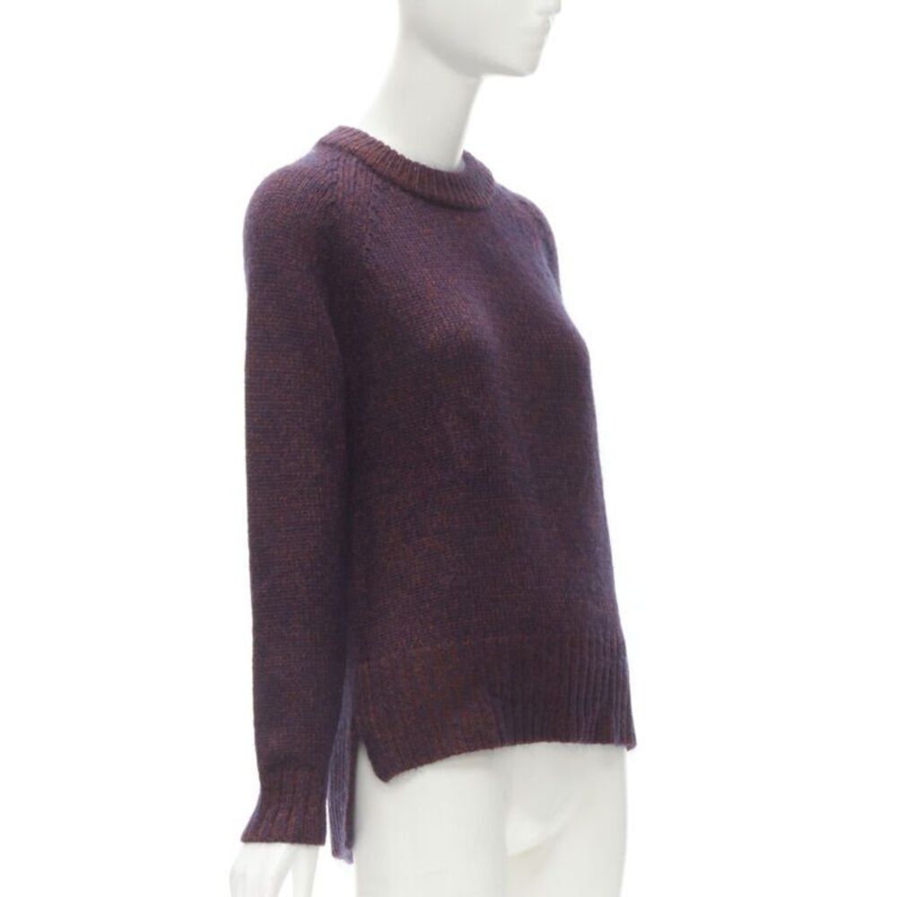 Theory Red Wool Mohair Sweater